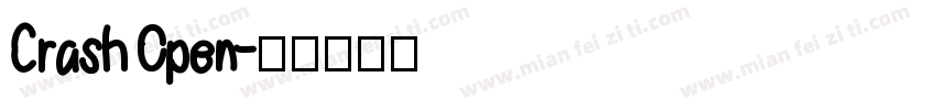 Crash Open字体转换